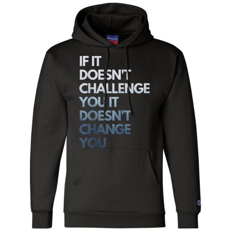 Fitness Motivation Inspirational Quote Fitness Champion Hoodie by cm-arts | Artistshot