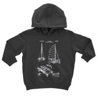 Catamaran Sailboat Patent, Catamaran, Sailboat Patent, Catamaran Sailb Toddler Hoodie | Artistshot