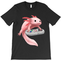 Axolotl Fish Playing Video Game-ldxdk T-shirt | Artistshot