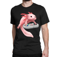 Axolotl Fish Playing Video Game-ldxdk Classic T-shirt | Artistshot