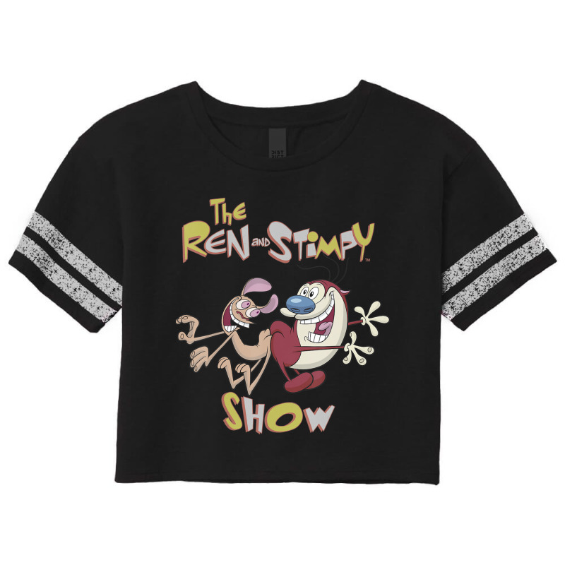 Ren And Stimpy Classic Show Title Scorecard Crop Tee by cm-arts | Artistshot