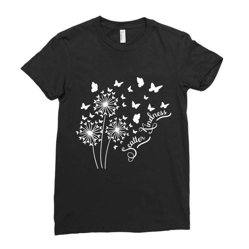 Dandelion Scatter Kindness & Be Kind Matching Family Gifts Pullover Ho Ladies Fitted T-Shirt by cm-arts | Artistshot