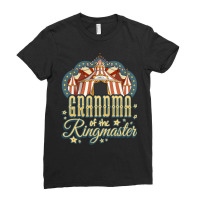 Grandma Of The Ringmaster   Kids Circus Theme B Day Party Long Sleeve Ladies Fitted T-shirt | Artistshot