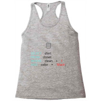 Funny Sql Database Programmer Joke Racerback Tank | Artistshot