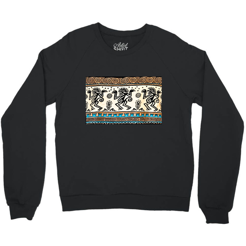 Rain Dance Aztec Stamp, Rain Dance, Aztec Stamp, Rain Dance Aztec Stam Crewneck Sweatshirt by cm-arts | Artistshot