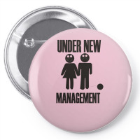 Under New Management Stag Night Wedding Mens Pin-back Button | Artistshot