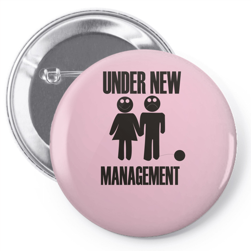 Under New Management Stag Night Wedding Mens Pin-back Button | Artistshot