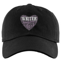 Writer Heart Word Cloud Author Poet Kids Cap | Artistshot