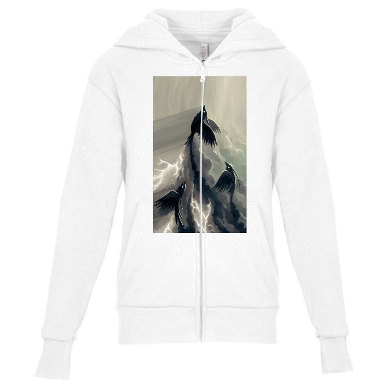 Stormbringers Youth Zipper Hoodie by Chamberscfe | Artistshot