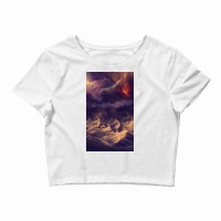 Stormy Ocean Crop Top | Artistshot