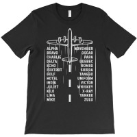 Phonetic Alphabet Pilot Airplane Aviation Vintage Gifts Men T Shirt T-shirt | Artistshot