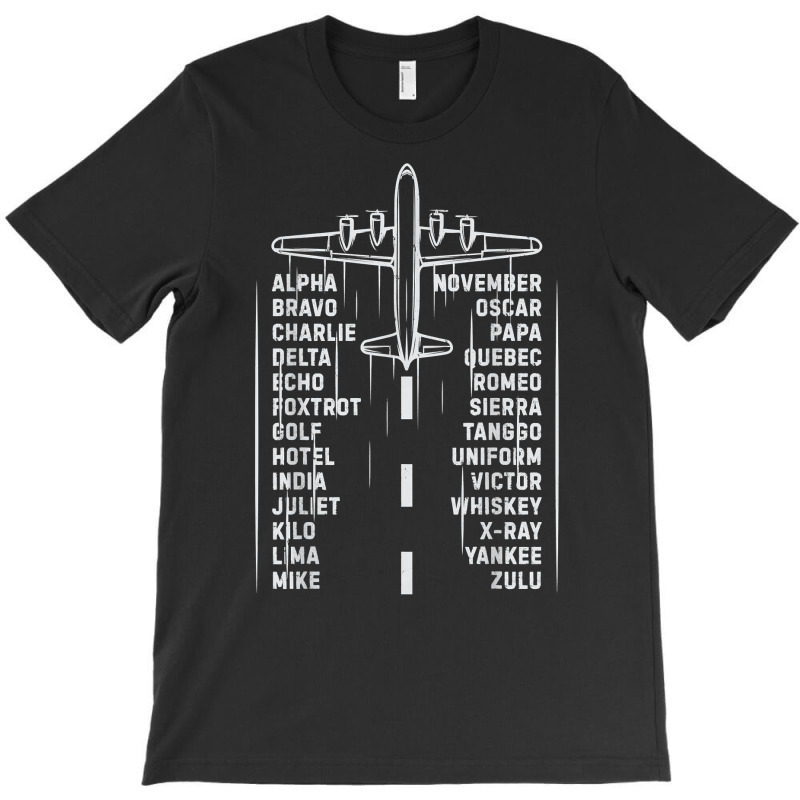 Phonetic Alphabet Pilot Airplane Aviation Vintage Gifts Men T Shirt T-shirt | Artistshot