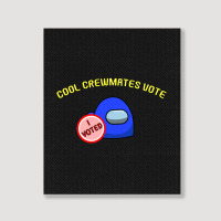 Cool Crewmates Vote Portrait Canvas Print | Artistshot