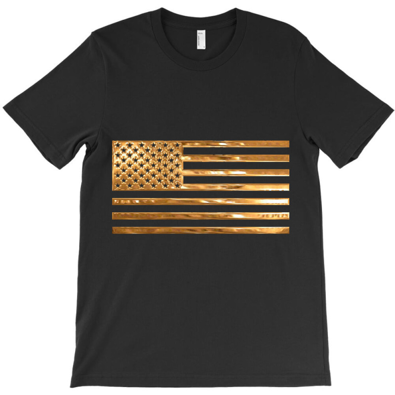 Copper Us Flag T-shirt | Artistshot