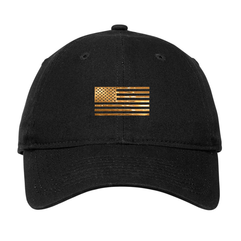 Copper Us Flag Adjustable Cap | Artistshot