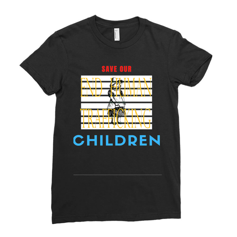 Save Our Children Ladies Fitted T-Shirt by cm-arts | Artistshot