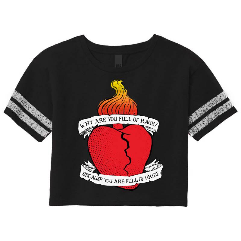 Full Of Grief Scorecard Crop Tee by femalesbaubles | Artistshot