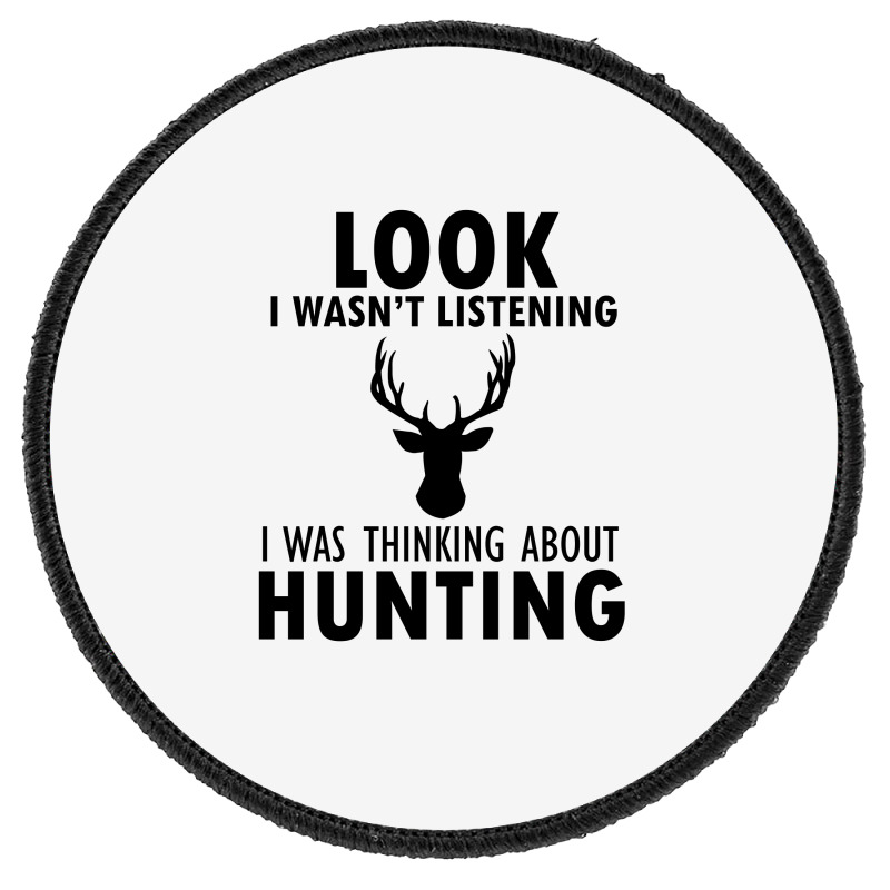 Hunting Gift Tees Round Patch. By Artistshot