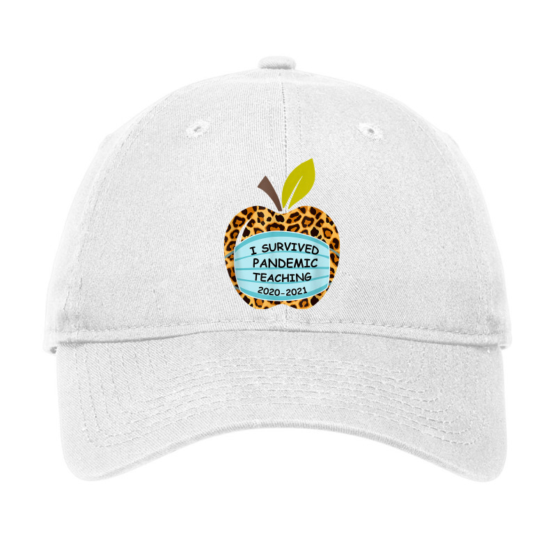 I Survived Pandemic Teaching 2020 2021 Leopard Print Teacher T Shirt Adjustable Cap | Artistshot