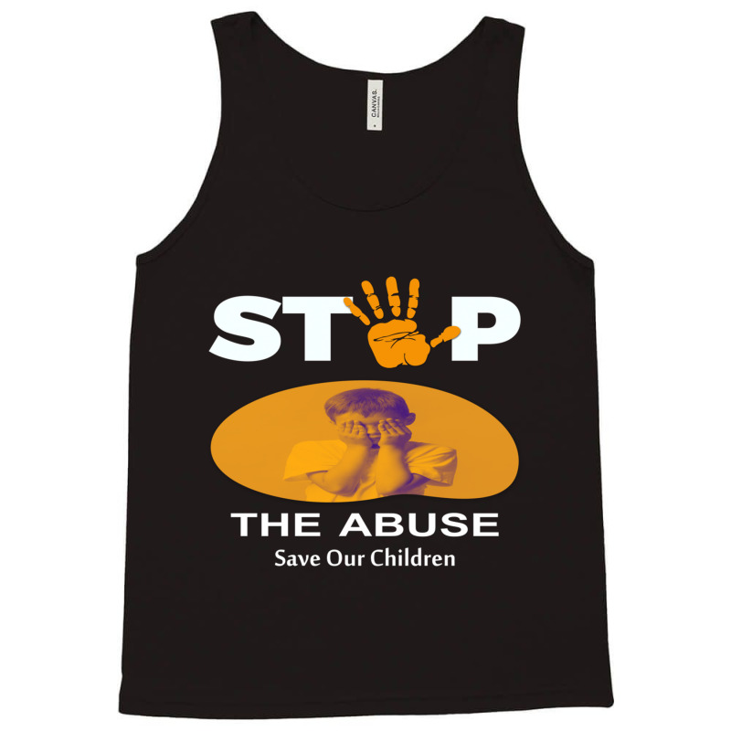 Stop The Abuse Tank Top by cm-arts | Artistshot