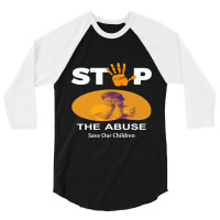 Stop The Abuse 3/4 Sleeve Shirt | Artistshot