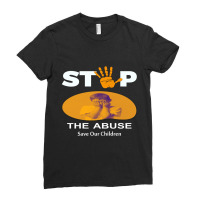 Stop The Abuse Ladies Fitted T-shirt | Artistshot