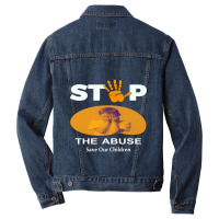 Stop The Abuse Men Denim Jacket | Artistshot