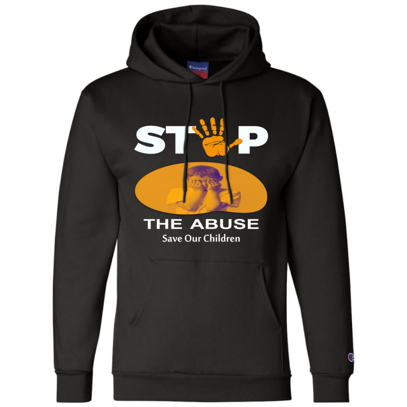 Stop The Abuse Champion Hoodie by cm-arts | Artistshot