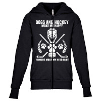 Hockey Makes Me Ice Hockey Happy Player Gift Penalty Box T Shirt Youth Zipper Hoodie | Artistshot