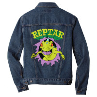 Reptar Attack Ripping Breaking Through Men Denim Jacket | Artistshot