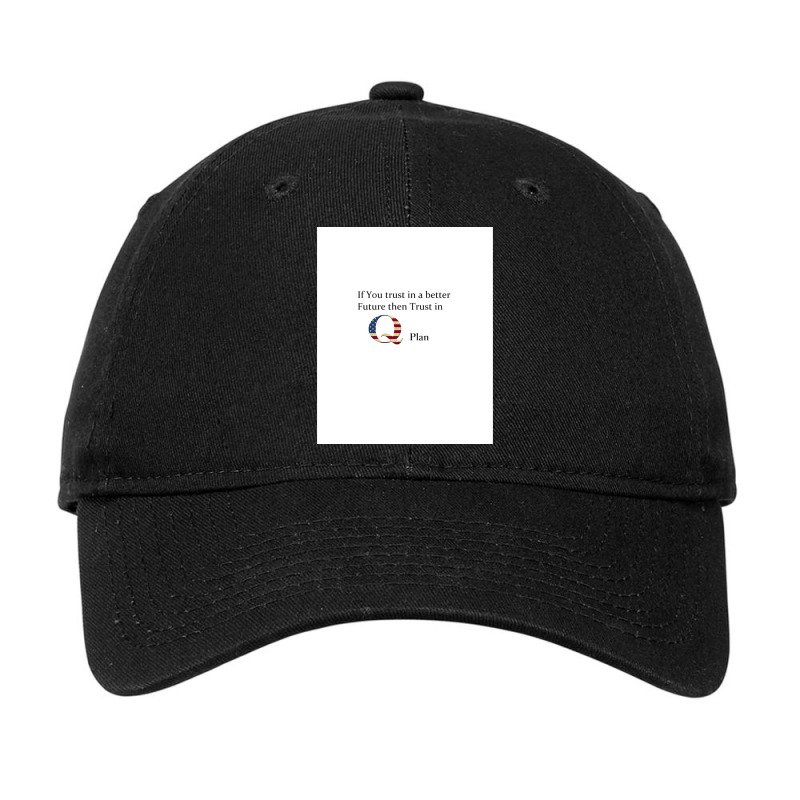 Trust In Q Plan Graphic Adjustable Cap by cm-arts | Artistshot