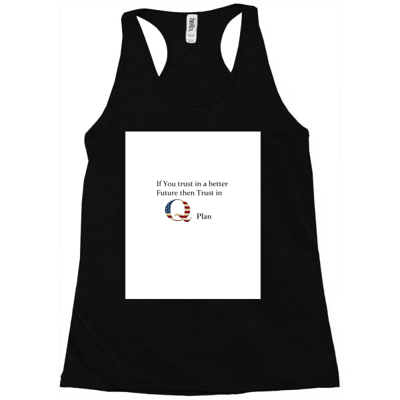 Trust In Q Plan Graphic Racerback Tank by cm-arts | Artistshot