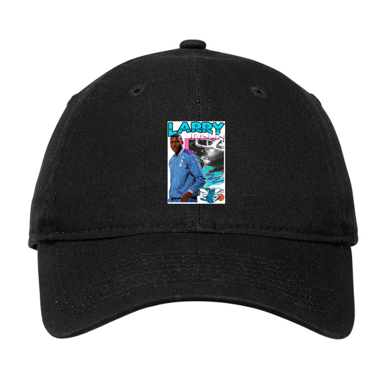 Lj Hornets    Larry Johnson Adjustable Cap by trexsapiensord | Artistshot