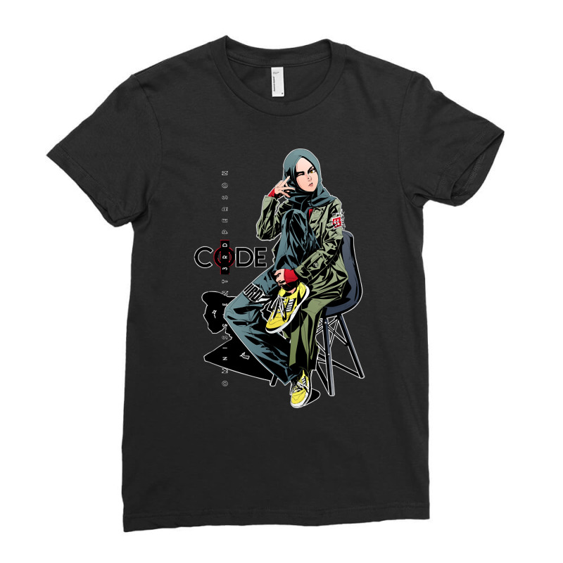 Code 3rd Person Ladies Fitted T-Shirt by fenderbendable | Artistshot