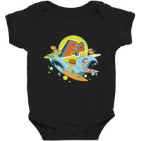 Rocket Power Surfing Group Shot Baby Bodysuit | Artistshot