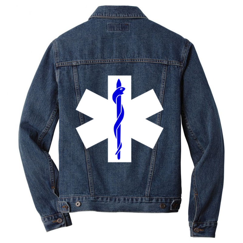 Emergency Medical Technician Emt Ems Men Women Paramedic Pullover Hood Men Denim Jacket | Artistshot