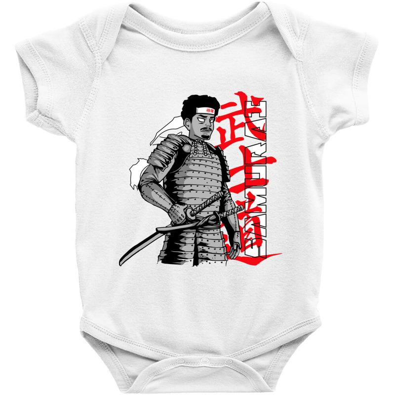 Cory Down Samurai Baby Bodysuit by meghan irwandi | Artistshot