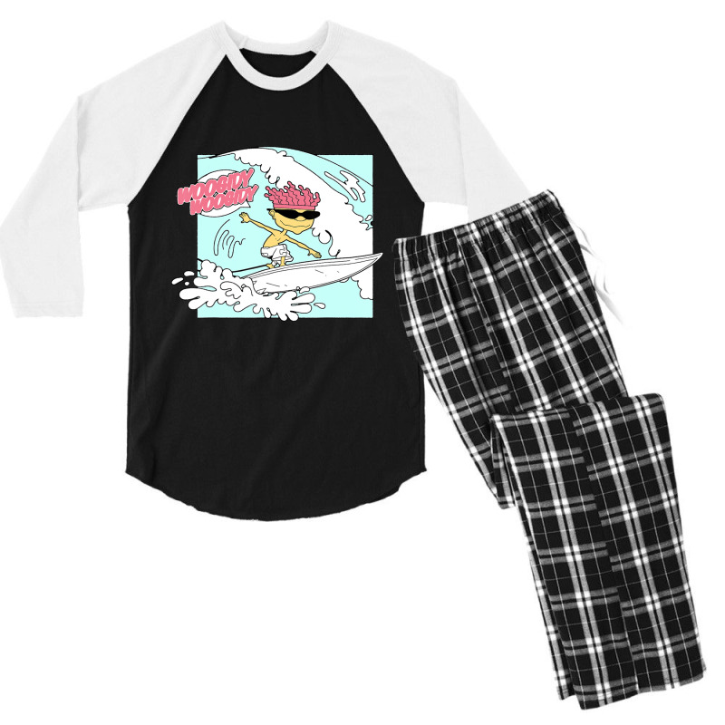 Rocket Power Otto Woogidy Woogidy Surfs Up Men's 3/4 Sleeve Pajama Set | Artistshot