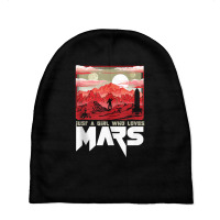 Just A Girl Who Loves Mars Vintage Martian Exploration Space Tank Top Baby Beanies | Artistshot