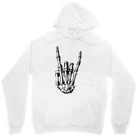 Rock On Skeleton Unisex Hoodie | Artistshot