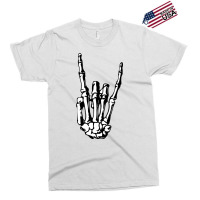 Rock On Skeleton Exclusive T-shirt | Artistshot