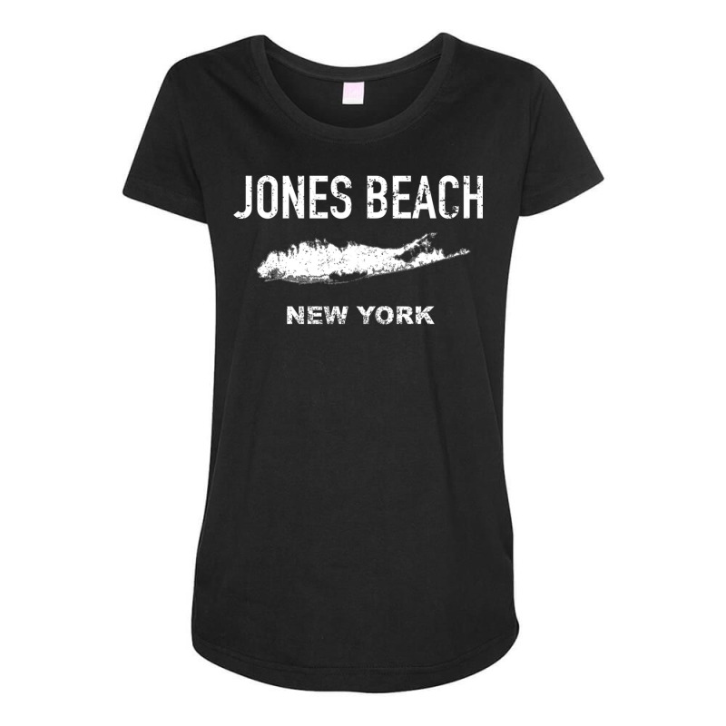 Vintage Jones Beach Long Island New York Sweatshirt Maternity Scoop Neck T-shirt by cm-arts | Artistshot