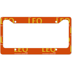 It's A Leo Thing License Plate Frame | Artistshot