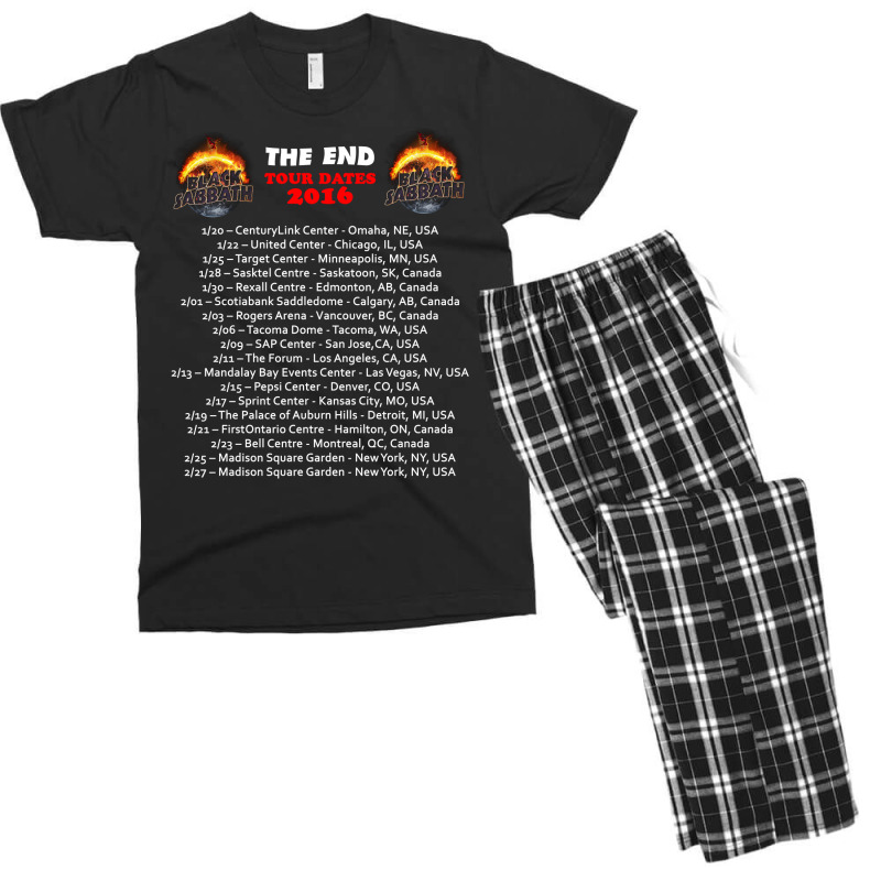 The End Center Men's T-shirt Pajama Set | Artistshot