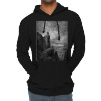 Dante’s Inferno “the Stormy Blast Of Hell” Gustave Doré Lightweight Hoodie | Artistshot