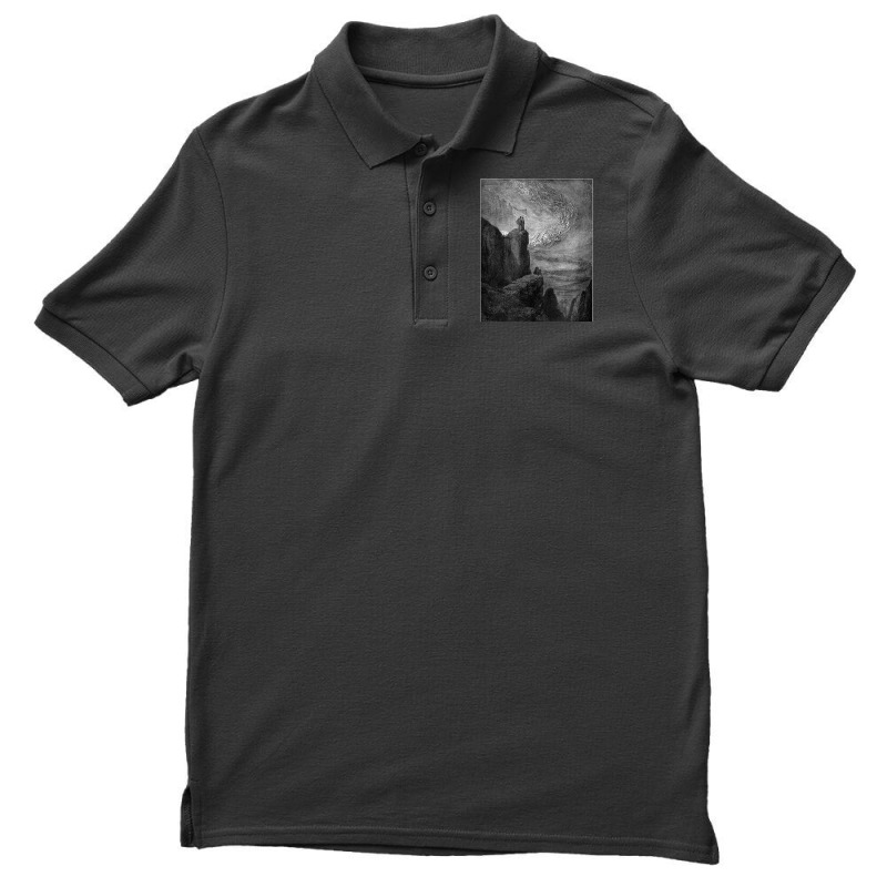 Dante’s Inferno “the Stormy Blast Of Hell” Gustave Doré Men's Polo Shirt by Color | Artistshot