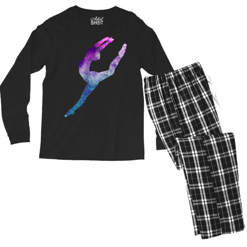 Dancer   Leap Men's Long Sleeve Pajama Set | Artistshot