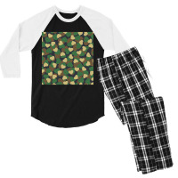 Heart Camo Woodland Men's 3/4 Sleeve Pajama Set | Artistshot