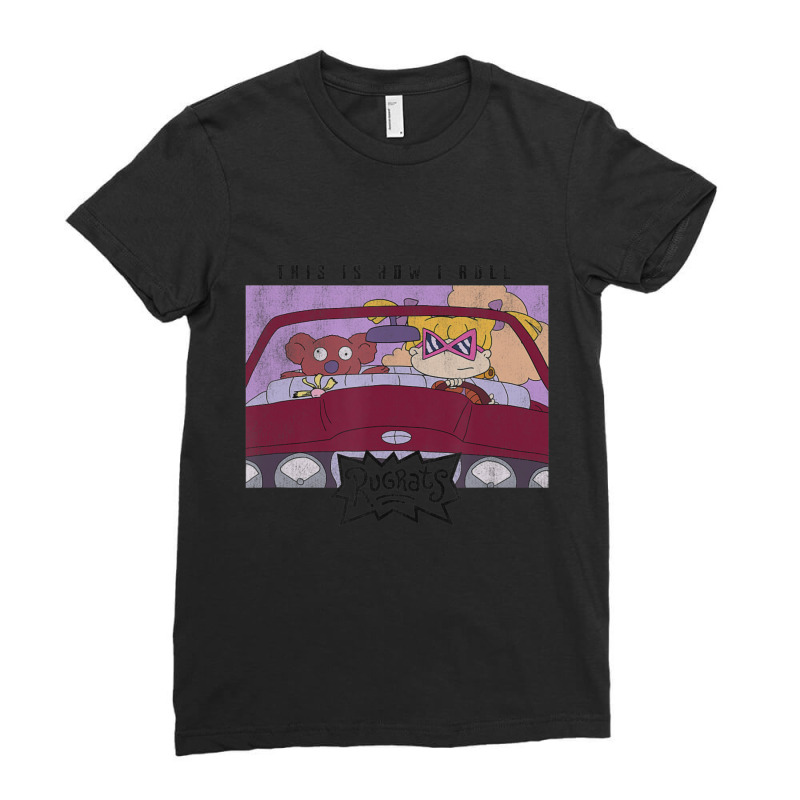 Rugrats Angelica This Is How I Roll Ladies Fitted T-Shirt by cm-arts | Artistshot