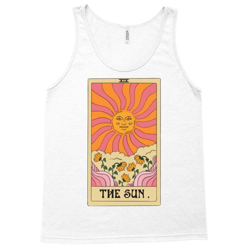 The Sun Tarot Card Tank Top | Artistshot